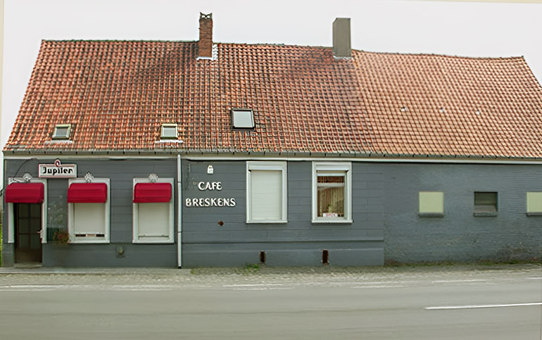 Caf Breskens, ten zuiden van Torhout, waar ooit de Oostenrijkse barriereherberg Dsseldorf stond.