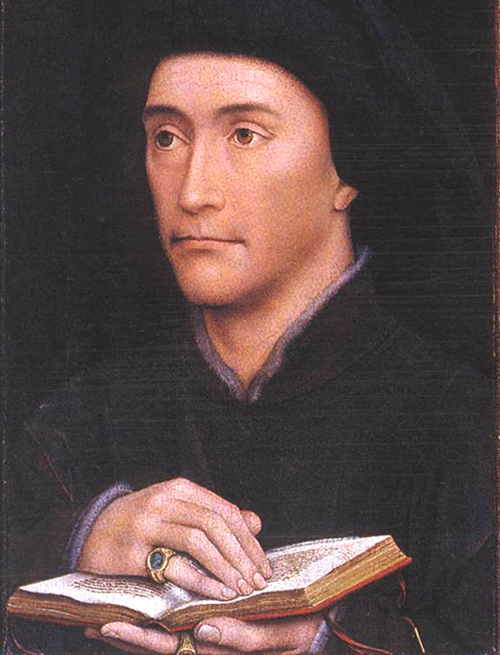 De Doornikse bisschop Willem Fillastre (ca. 1400-1473). Schilderij van Rogier van der Weyden, 1440.