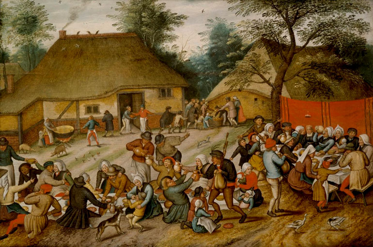 Kermis. Pieter Brueghel de Jonge, 1607 (Hamngatan, Hallwylska museet)
