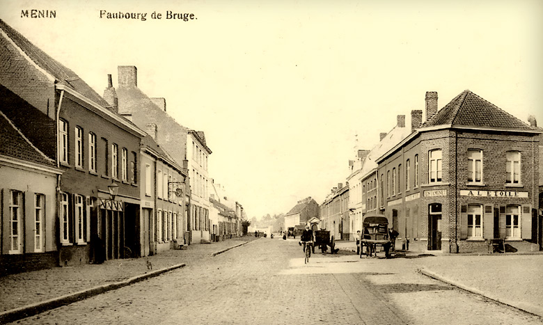 Faubourg de Bruges, de noordelijke straatwijk van Menen