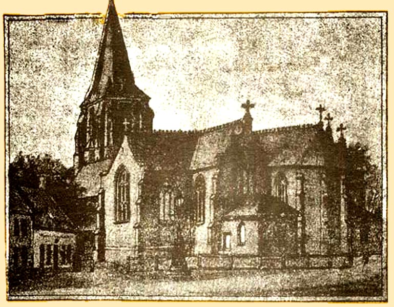 De St.-Martinuskerk voor Wereldoorlog I. 