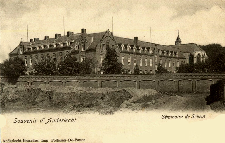 Het klooster van de Missionarissen van Scheut in Anderlecht.