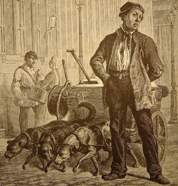 De Zandverkoper. Victor de Doncker, 1871 (Bron: Wikimedia).